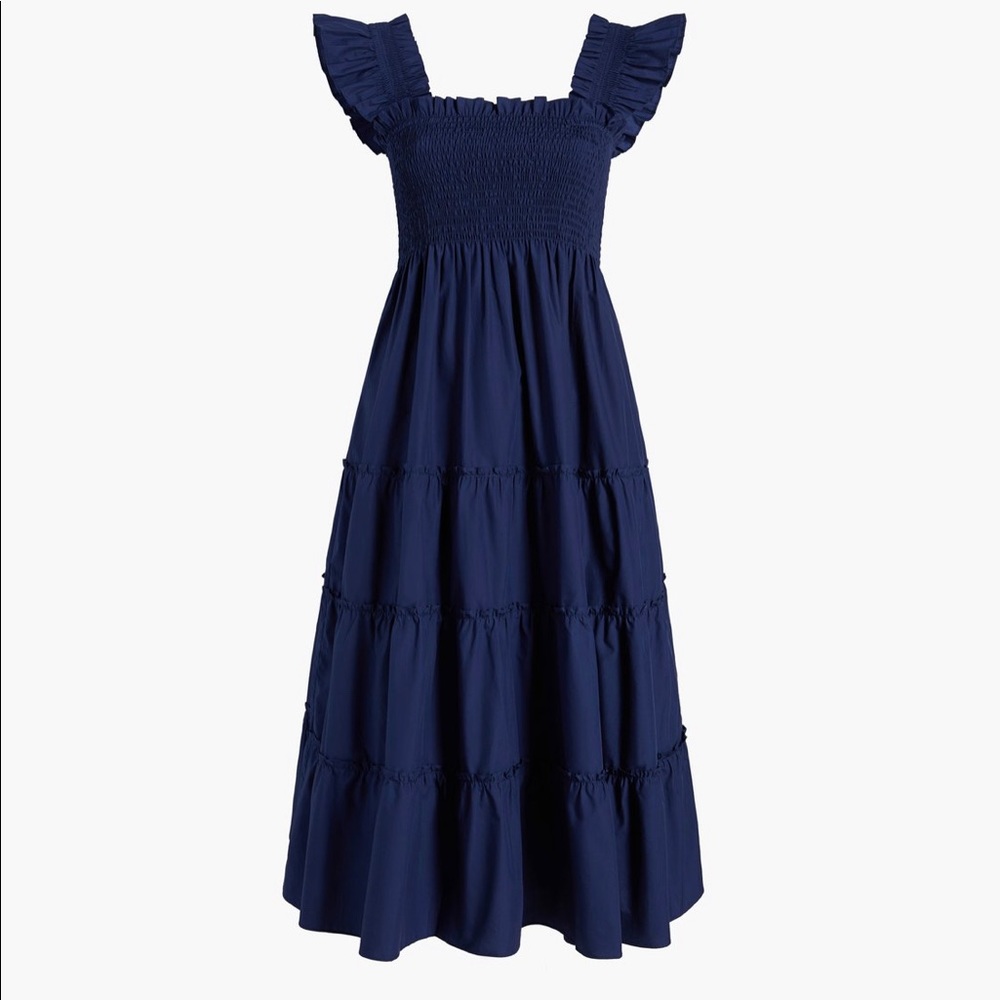 Hill house home navy Ellie nap dress small
